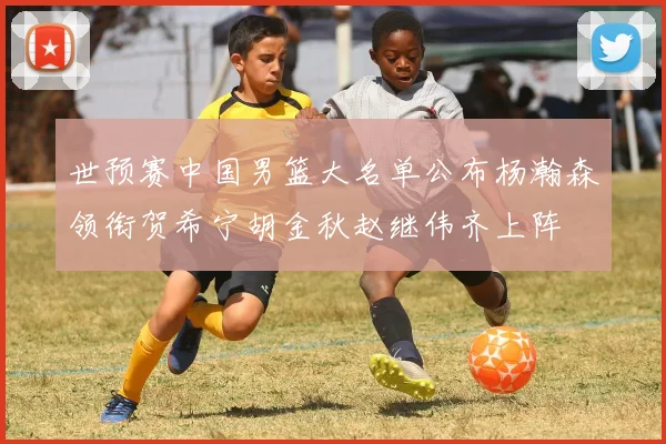 世预赛中国男篮大名单公布杨瀚森领衔贺希宁胡金秋赵继伟齐上阵